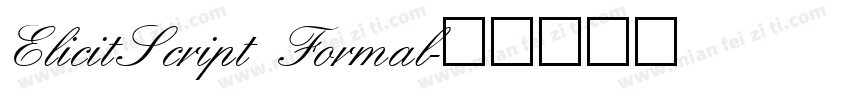 ElicitScript Formal字体转换